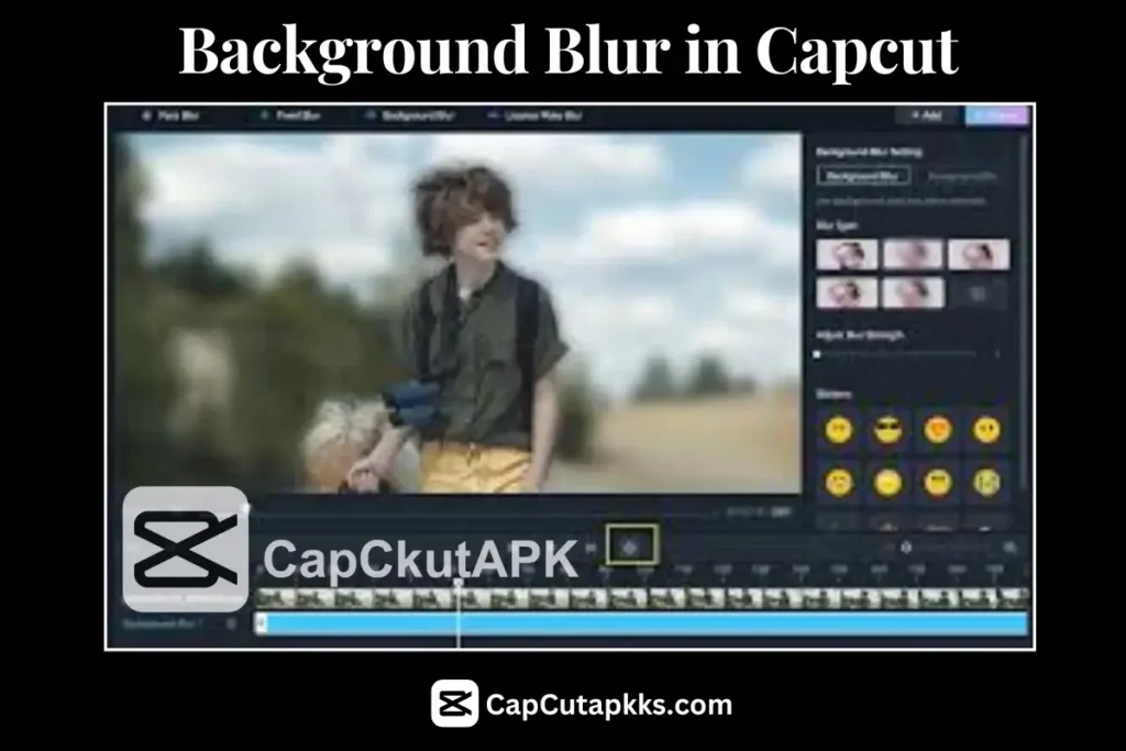 Blur Video Background in CapCut